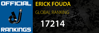 ERICK FOUDA GLOBAL RANKING