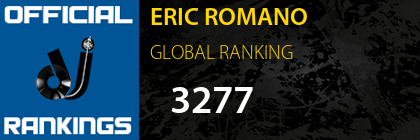 ERIC ROMANO GLOBAL RANKING