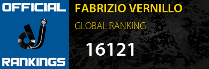 FABRIZIO VERNILLO GLOBAL RANKING