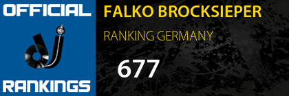 FALKO BROCKSIEPER RANKING GERMANY