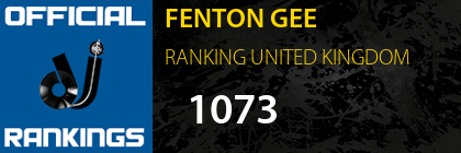 FENTON GEE RANKING UNITED KINGDOM