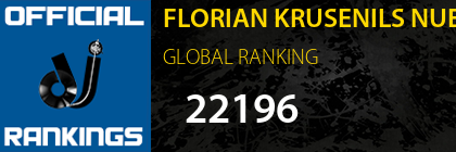 FLORIAN KRUSENILS NUERNBERG GLOBAL RANKING