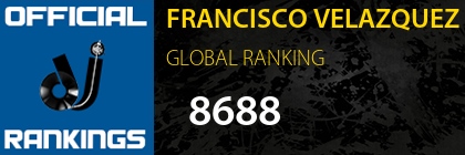 FRANCISCO VELAZQUEZ GLOBAL RANKING