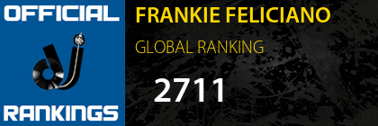 FRANKIE FELICIANO GLOBAL RANKING