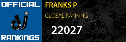 FRANKS P GLOBAL RANKING