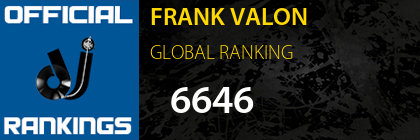 FRANK VALON GLOBAL RANKING
