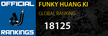 FUNKY HUANG KI GLOBAL RANKING