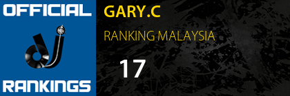 GARY.C RANKING MALAYSIA
