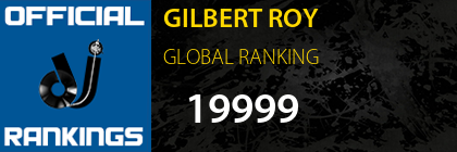 GILBERT ROY GLOBAL RANKING