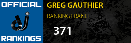 GREG GAUTHIER RANKING FRANCE