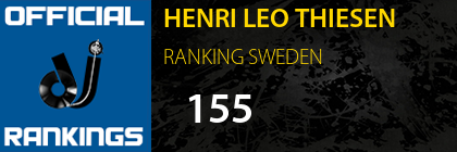 HENRI LEO THIESEN RANKING SWEDEN