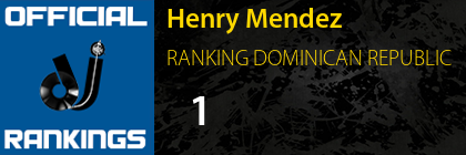 Henry Mendez RANKING DOMINICAN REPUBLIC