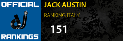 JACK AUSTIN RANKING ITALY