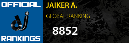 JAIKER A. GLOBAL RANKING