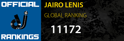 JAIRO LENIS GLOBAL RANKING