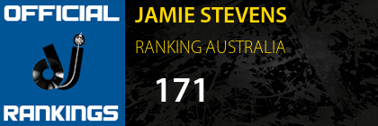JAMIE STEVENS RANKING AUSTRALIA