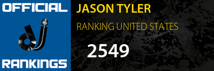 JASON TYLER RANKING UNITED STATES