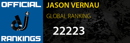 JASON VERNAU GLOBAL RANKING