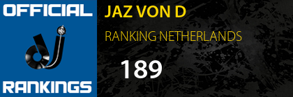 JAZ VON D RANKING NETHERLANDS