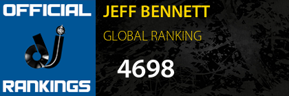 JEFF BENNETT GLOBAL RANKING