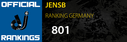 JENSB RANKING GERMANY