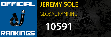 JEREMY SOLE GLOBAL RANKING
