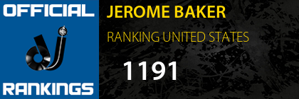 JEROME BAKER RANKING UNITED STATES