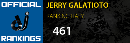 JERRY GALATIOTO RANKING ITALY