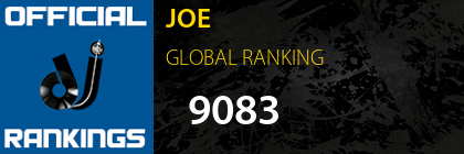 JOE GLOBAL RANKING