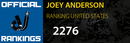 JOEY ANDERSON RANKING UNITED STATES