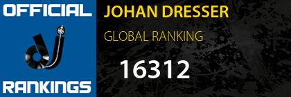 JOHAN DRESSER GLOBAL RANKING