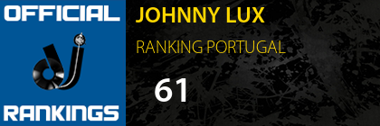 JOHNNY LUX RANKING PORTUGAL
