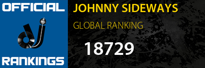 JOHNNY SIDEWAYS GLOBAL RANKING