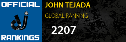 JOHN TEJADA GLOBAL RANKING