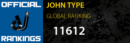 JOHN TYPE GLOBAL RANKING