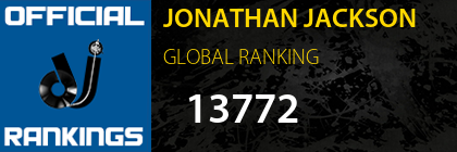 JONATHAN JACKSON GLOBAL RANKING