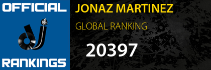 JONAZ MARTINEZ GLOBAL RANKING