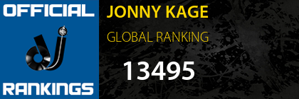 JONNY KAGE GLOBAL RANKING