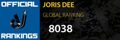 JORIS DEE GLOBAL RANKING