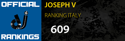 JOSEPH V RANKING ITALY