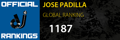JOSE PADILLA GLOBAL RANKING