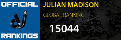 JULIAN MADISON GLOBAL RANKING