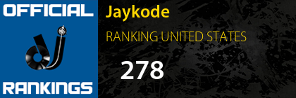 Jaykode RANKING UNITED STATES
