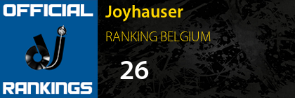 Joyhauser RANKING BELGIUM