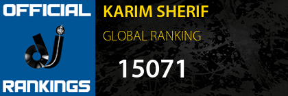 KARIM SHERIF GLOBAL RANKING