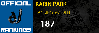 KARIN PARK RANKING SWEDEN