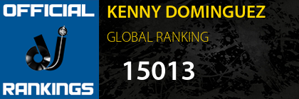 KENNY DOMINGUEZ GLOBAL RANKING