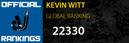 KEVIN WITT GLOBAL RANKING