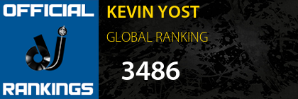 KEVIN YOST GLOBAL RANKING