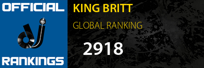 KING BRITT GLOBAL RANKING